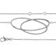 Bracelet plaqué Argent et oxydes de zirconium