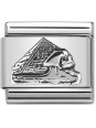 Maillon Nomination classic argent pyramide