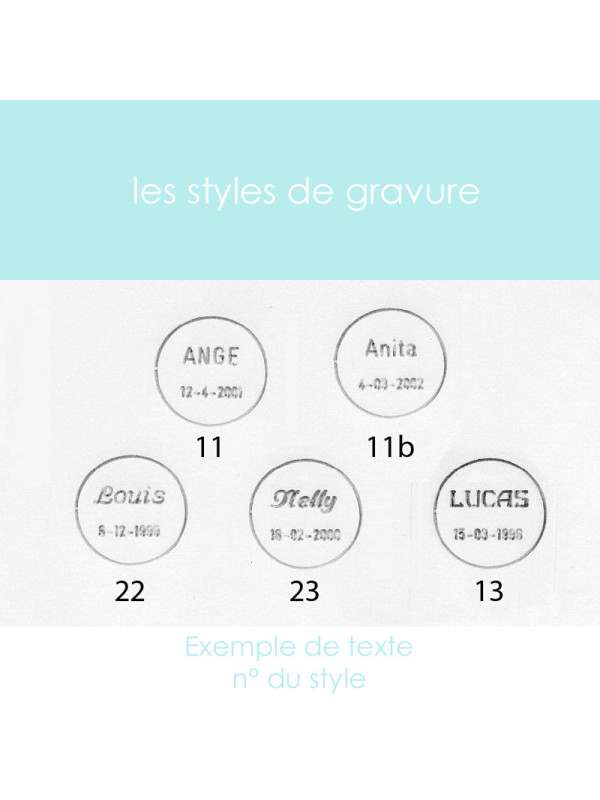 Médaille Laïque en Or - Augis