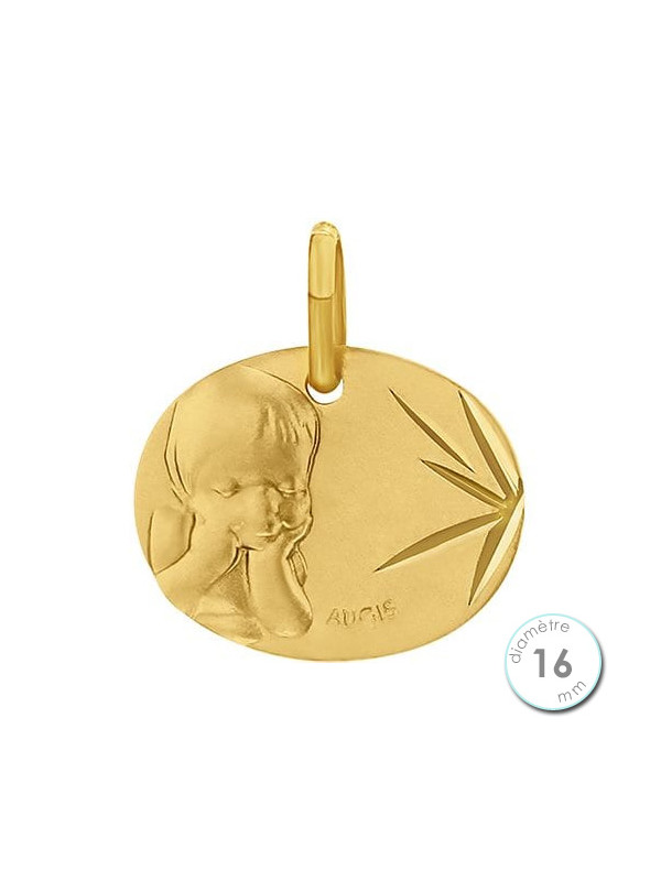 Médaille Laïque en Or - Augis