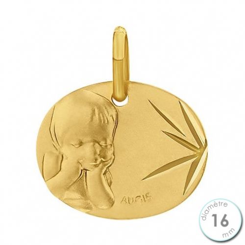 Médaille Laïque en Or - Augis