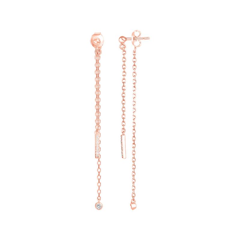 Boucle Doreille Pendante Rose Gold