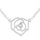 Collier Argent et Diamant La Garçonne