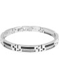 Bracelet homme Phebus acier et carbone