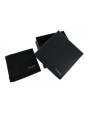 Collier homme acier et cable noir