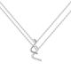 Collier Argent et oxydes de zirconium Phebus and Co