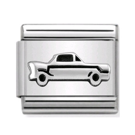 Maillon Nomination classic voiture en Argent