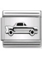Maillon Nomination classic voiture en Argent