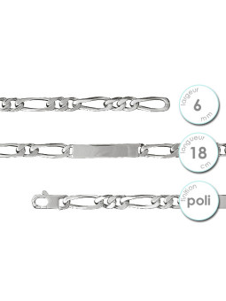 Gourmette femme en Argent