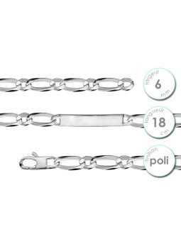 Gourmette femme en Argent