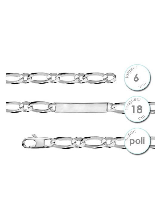 Gourmette femme en Argent