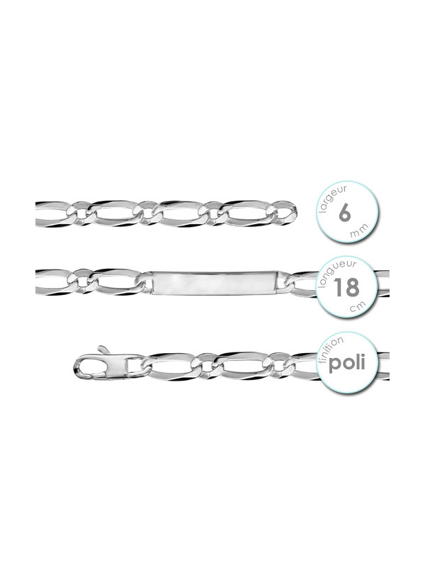 Gourmette femme en Argent