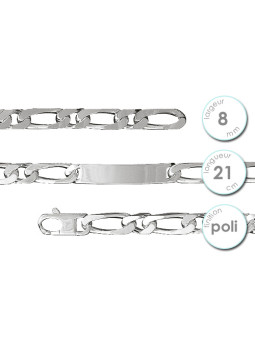 Gourmette homme en Argent