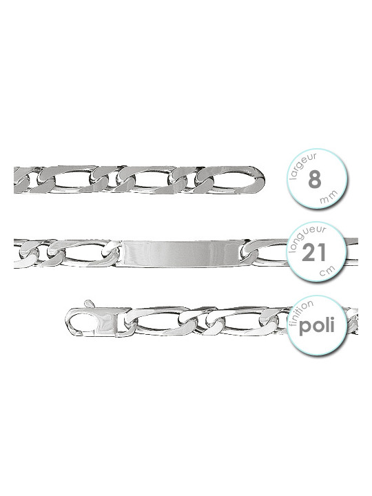 Gourmette homme en Argent