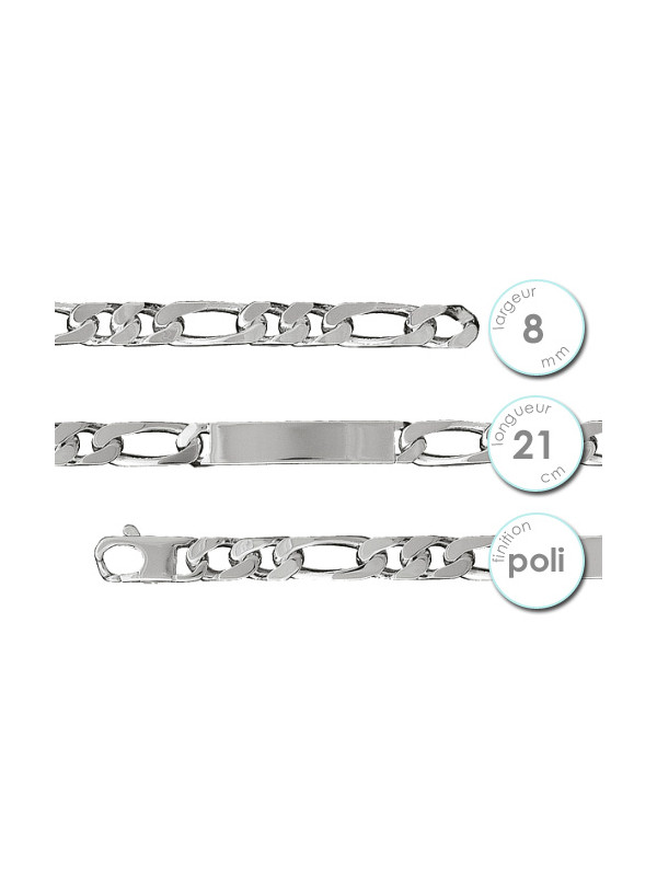 Gourmette homme en Argent