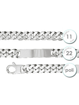 Gourmette homme en Argent