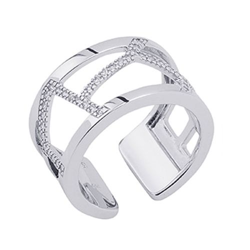 Bague Les Georgettes précieuses motif girafe finition argent