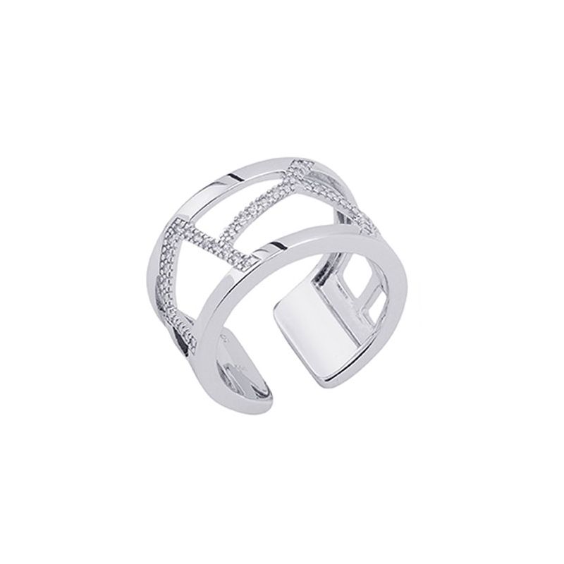 Bague Les Georgettes précieuses motif girafe finition argent