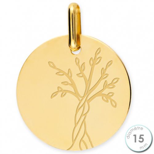 Pendentif Or jaune arbre de vie