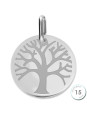 Pendentif Or blanc arbre de vie