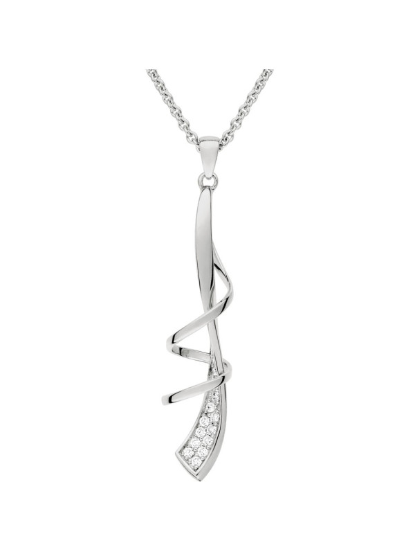 Collier Argent tourbillon