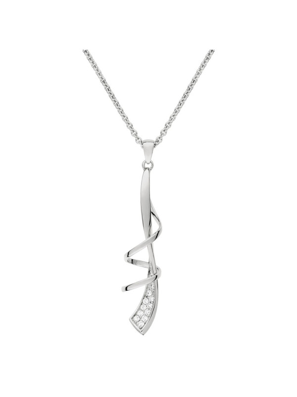 Collier Argent tourbillon