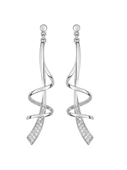 Boucles d'oreilles Argent et oxydes de zirconium