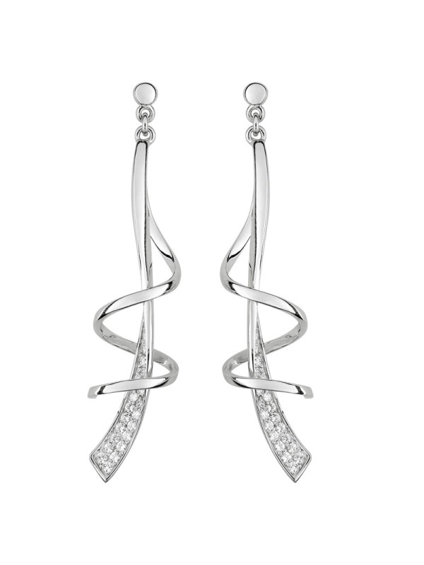 Boucles d'oreilles Argent et oxydes de zirconium