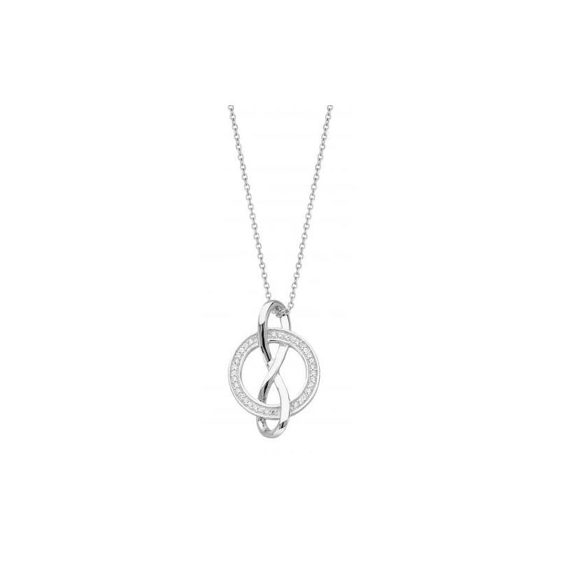 Collier en Argent et oxydes de zirconium