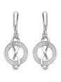 Boucles d'oreilles Argent et oxydes de zirconium