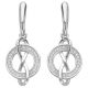 Boucles d'oreilles Argent et oxydes de zirconium