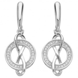 Boucles d'oreilles Argent et oxydes de zirconium