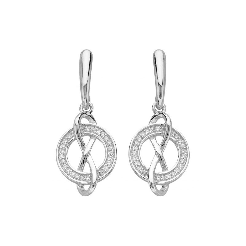 Boucles d'oreilles Argent et oxydes de zirconium