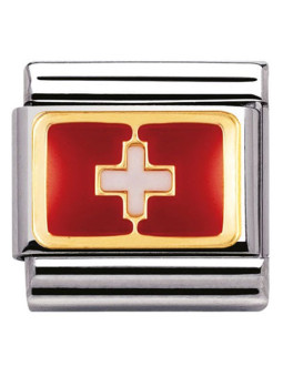 Maillon Nomination classic drapeau Suisse