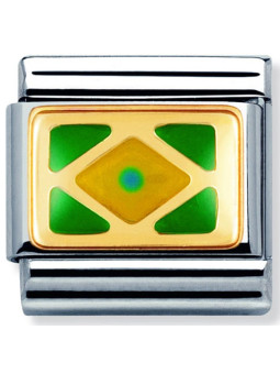 Maillon Nomination classic drapeau Brésil