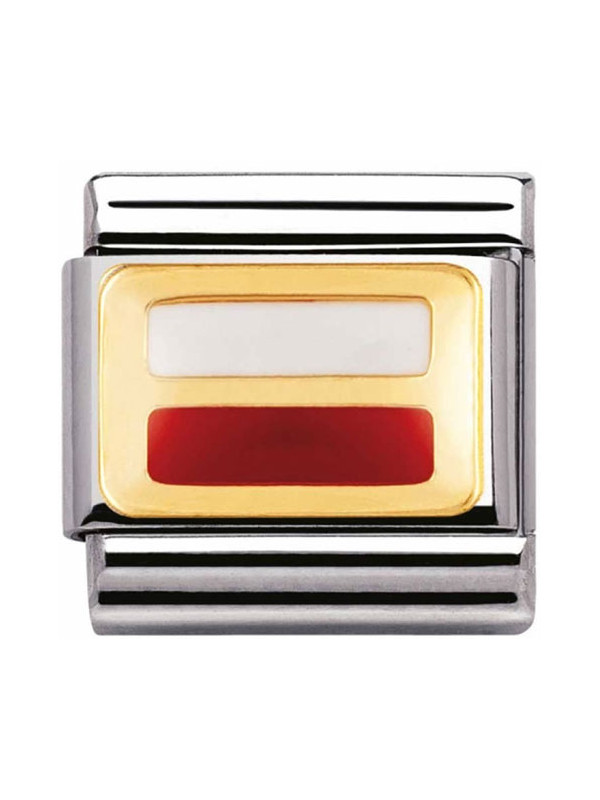 Maillon Nomination classic drapeau Pologne