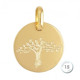 Pendentif Or jaune arbre de vie