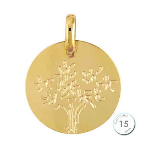 Pendentif Or jaune arbre de vie