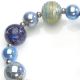 Collier Acier et perles en verre de Murano