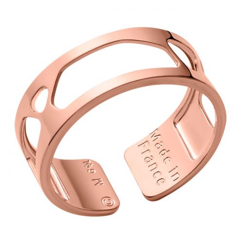 Bague Les Georgettes motif girafe finition Or rose 8 mm