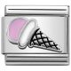 Maillon Nomination classic glace en Argent