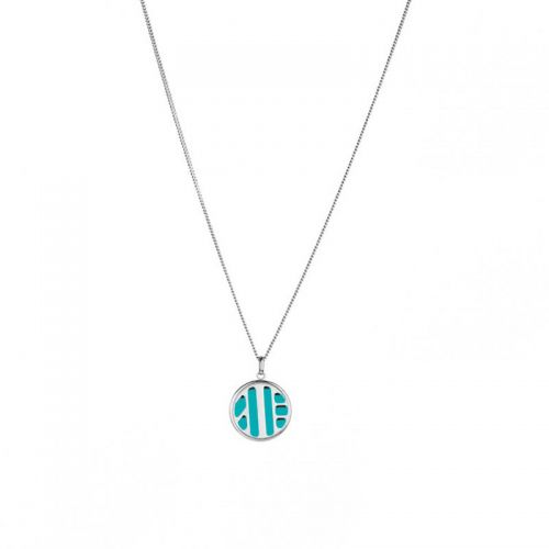 Collier femme Les Georgettes les Clipsables finition Argent motif ruban