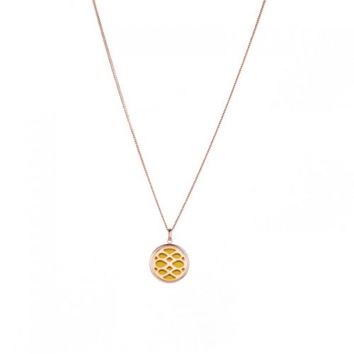 Collier femme Les Georgettes les Clipsables finition Or rose motif infini