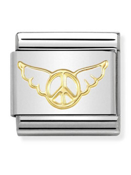 Maillon Nomination classic paix et ailes