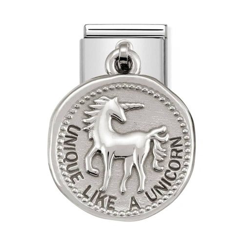 Maillon Nomination classic charms licorne en Argent