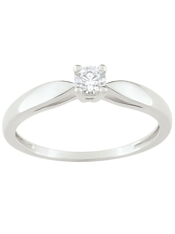 Bague solitaire Or et Diamant