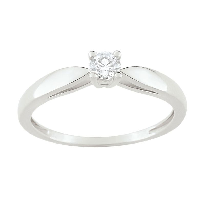 Bague solitaire Or et Diamant