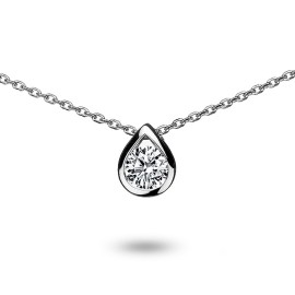 Collier Or blanc et Diamant