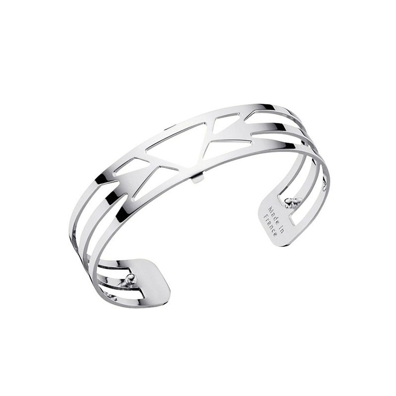 Bracelet manchette Les Georgettes motif ibiza finition Argent small