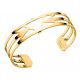 Bracelet manchette Les Georgettes motif ibiza finition Or jaune small